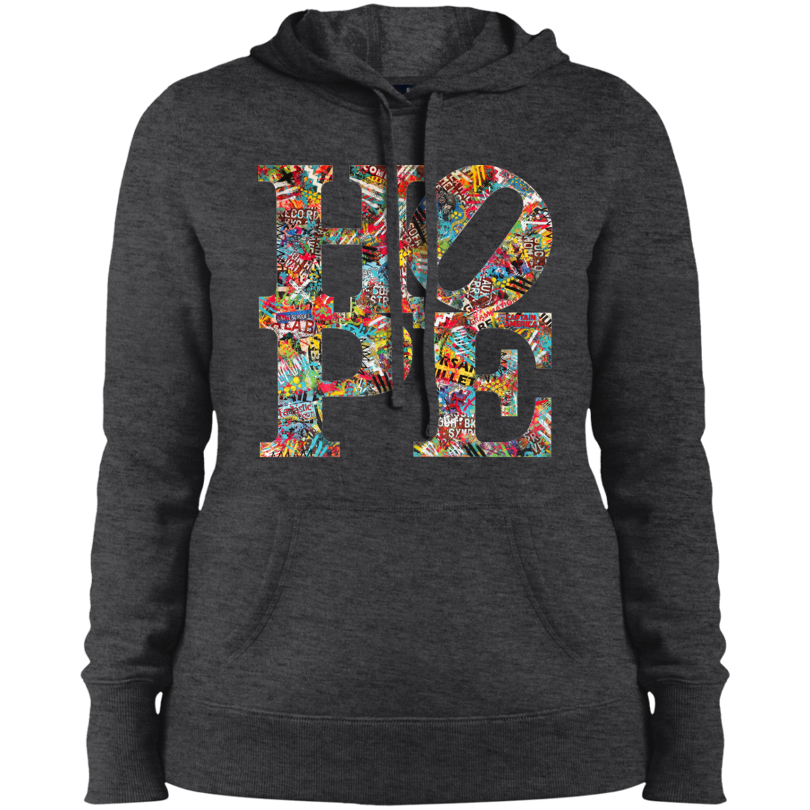 "HOPE" Ladies' Pullover Hooded Sweatshirt