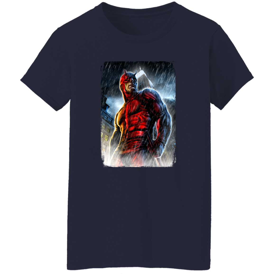 "THE MAN WITHOUT FEAR" Ladies' 5.3 oz. T-Shirt