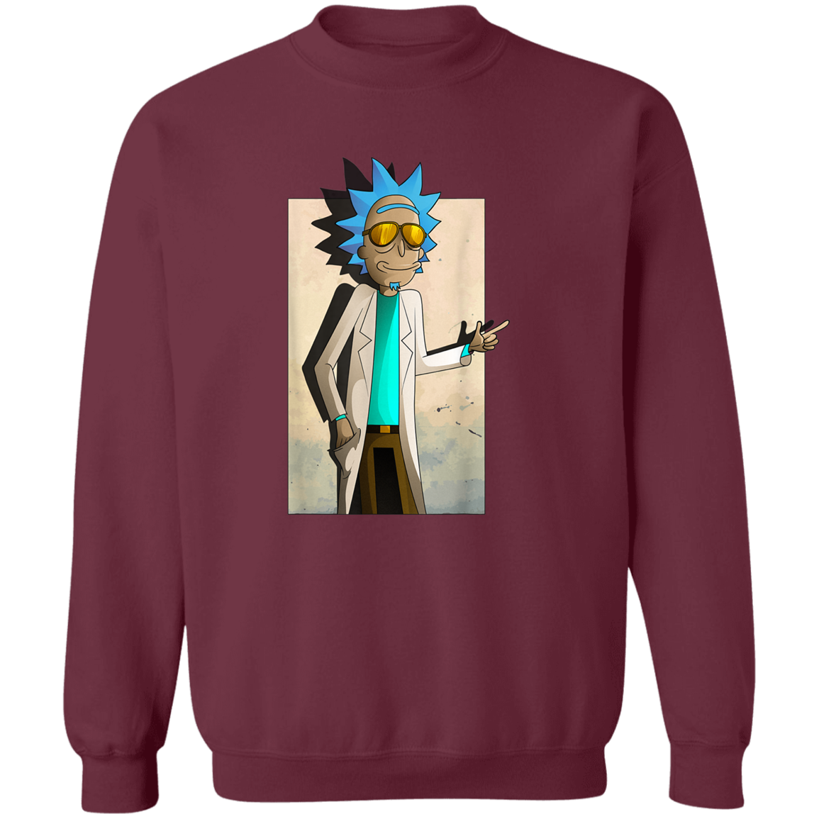 "COOL RICK" Crewneck Pullover Sweatshirt