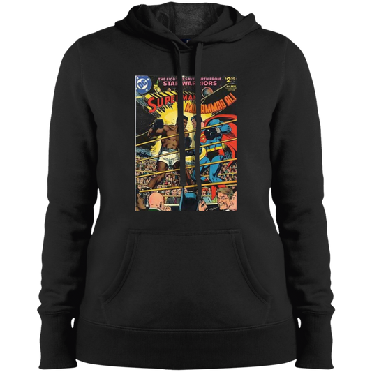 "SUPERMAN VS ALI" Ladies' Pullover Hooded Sweatshirt