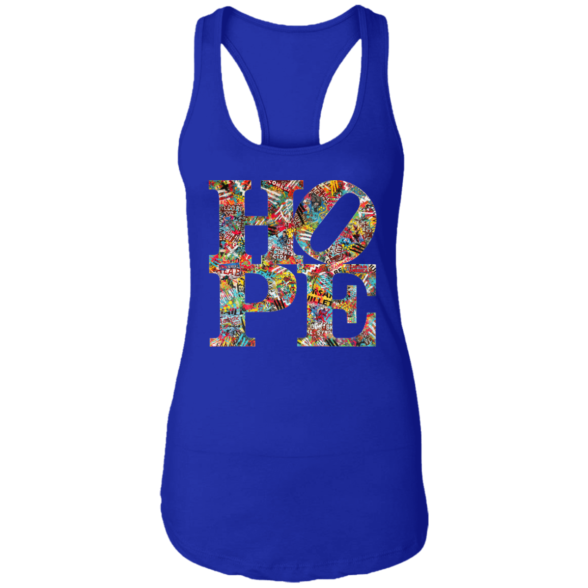 "HOPE" Ladies Ideal Racerback Tank