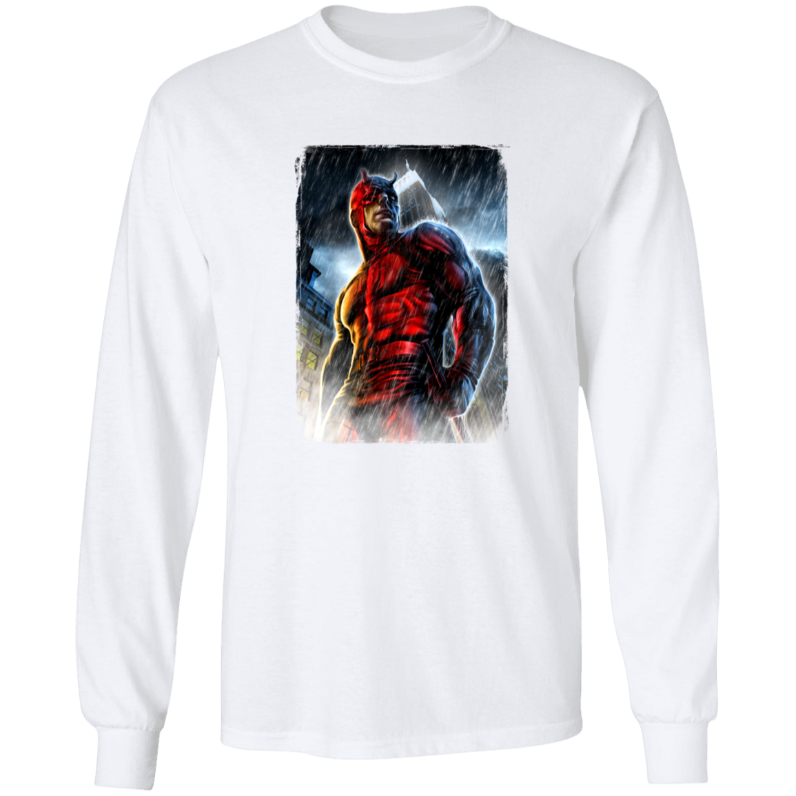 "THE MAN WITHOUT FEAR" LS Ultra Cotton T-Shirt