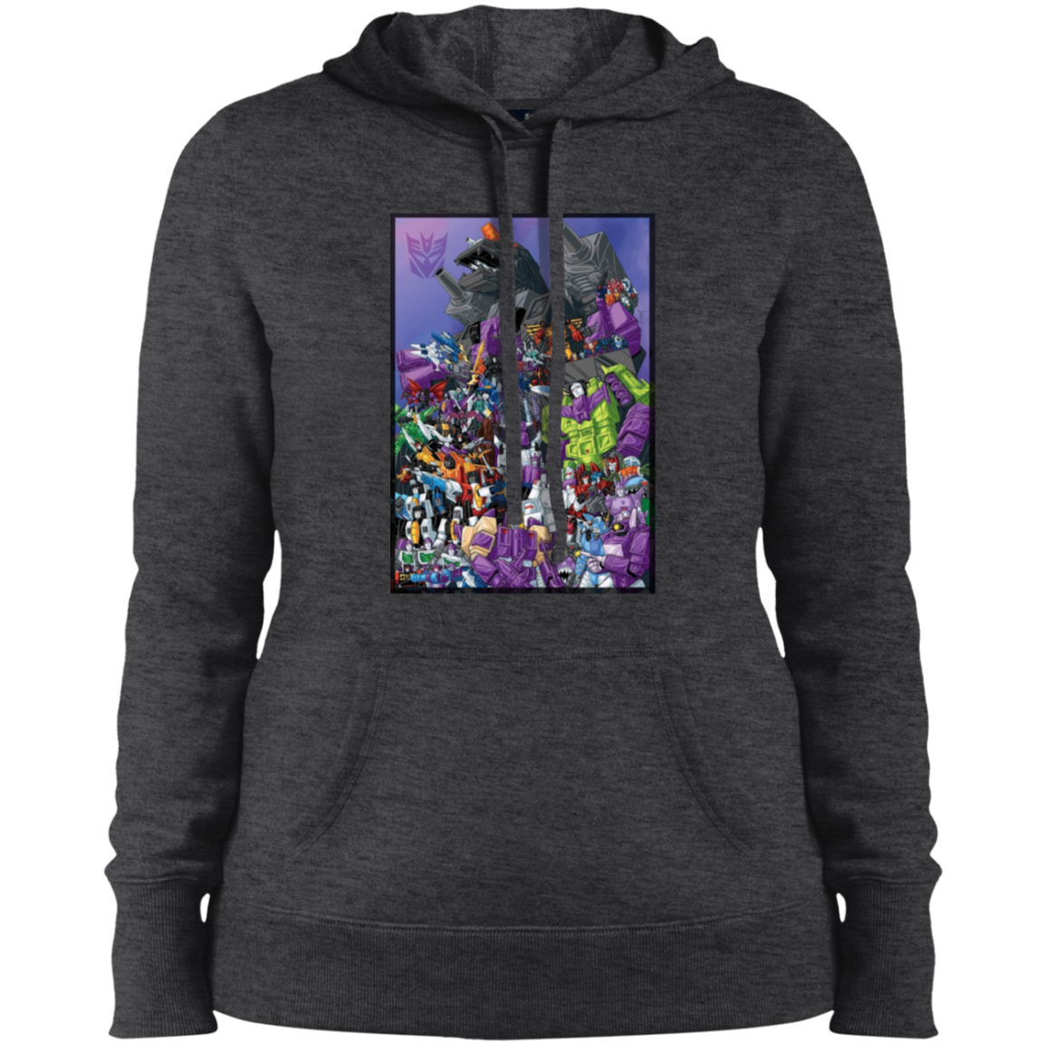 "DECEPTICONS UNITE" Ladies' Pullover Hooded Sweatshirt