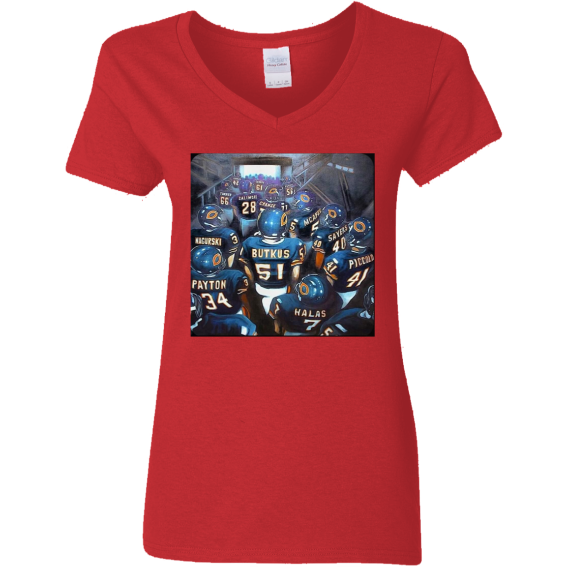 "MONSTERS OF THE MIDWAY" Ladies' 5.3 oz. V-Neck T-Shirt