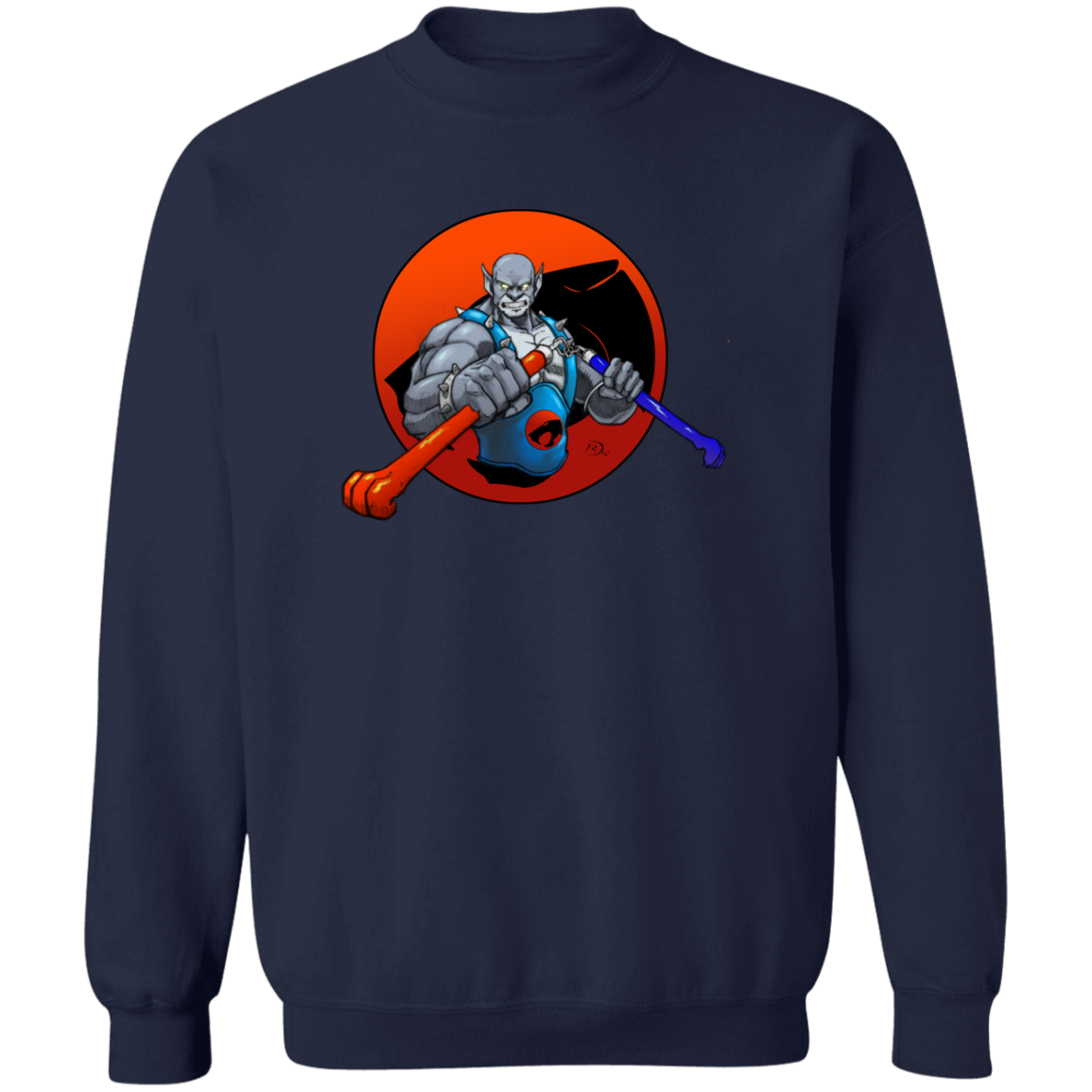 "PANTHRO" Crewneck Pullover Sweatshirt