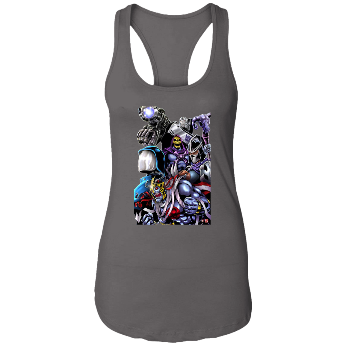 "80's EVIL" Ladies Ideal Racerback Tank