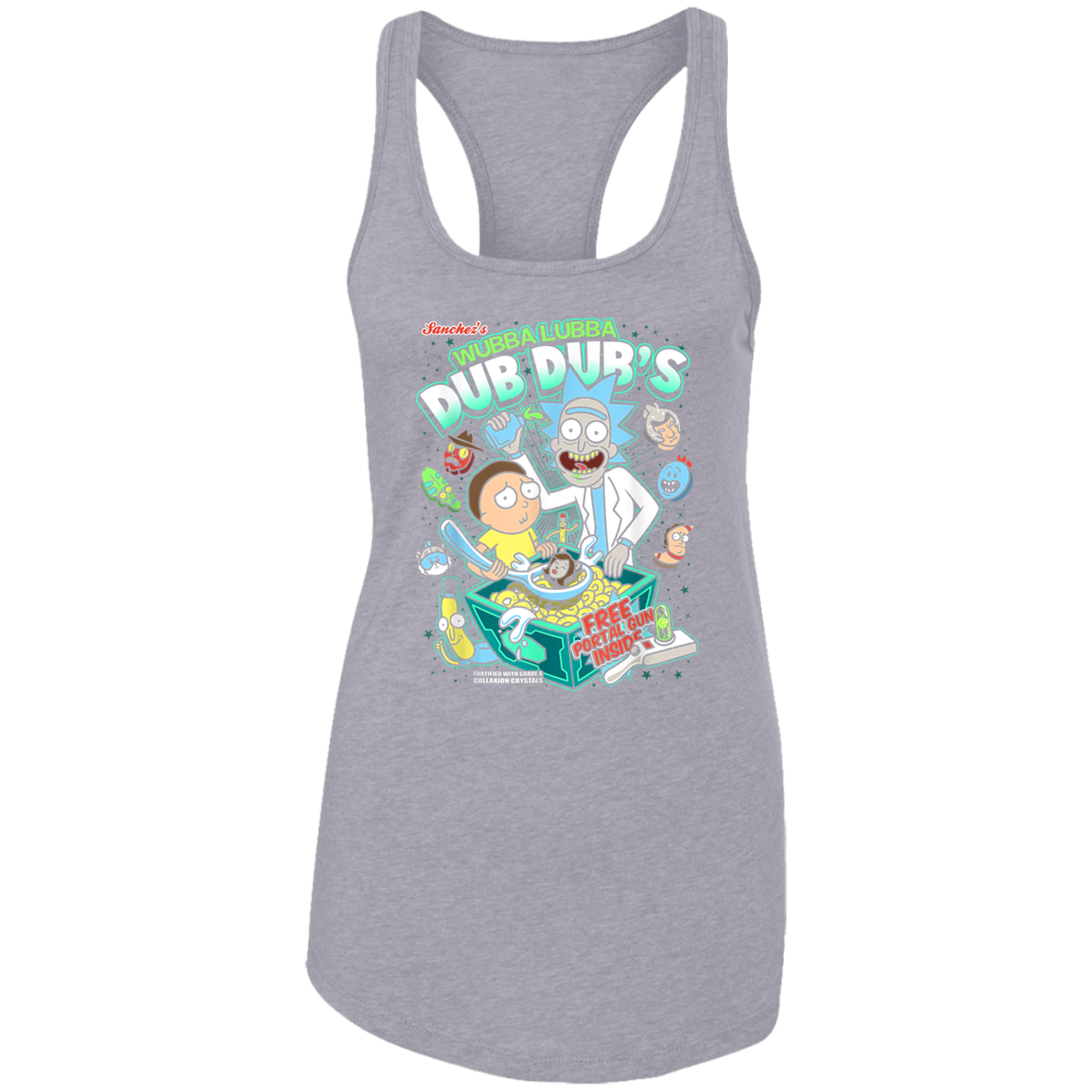 "DUB DUBS CEREAL" Ladies Ideal Racerback Tank