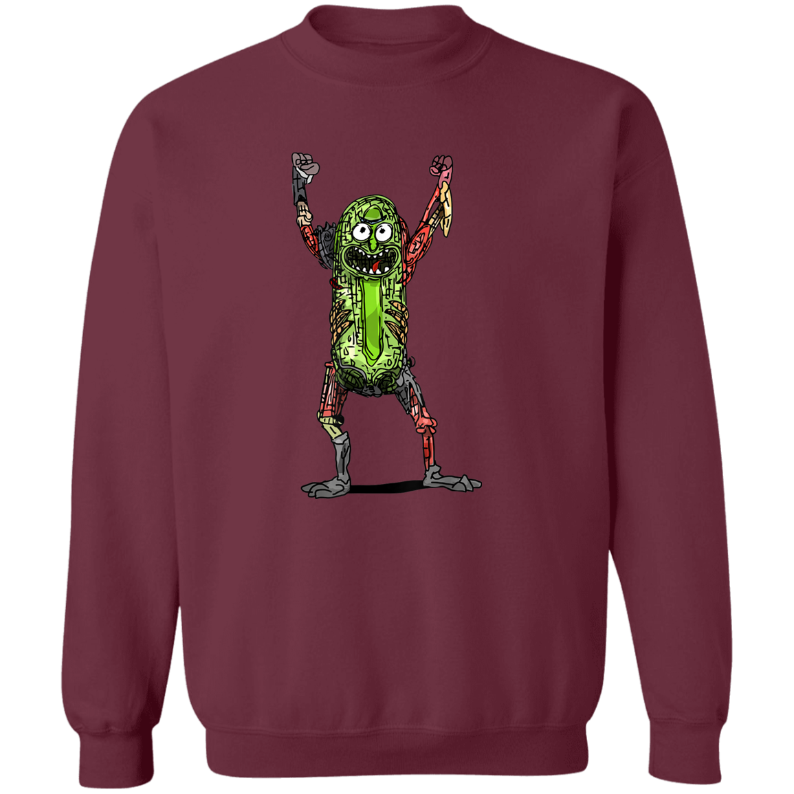 "PICKLE RICK" Crewneck Pullover Sweatshirt