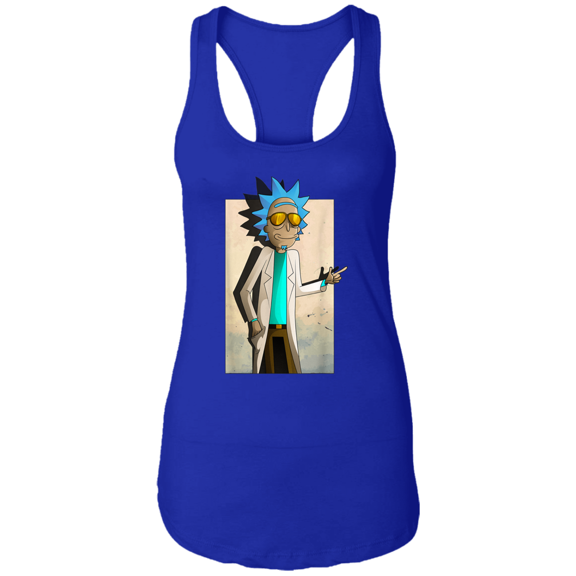 "COOL RICK" Ladies Ideal Racerback Tank