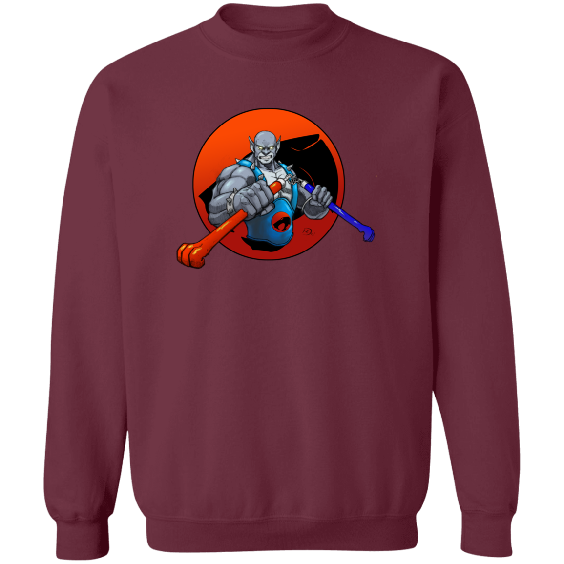 "PANTHRO" Crewneck Pullover Sweatshirt