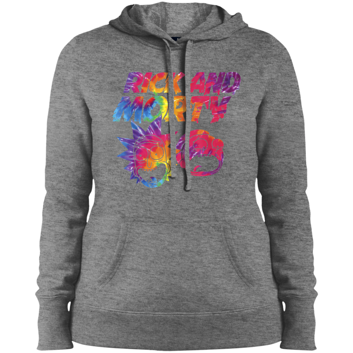 "ACID TRIP RICK AND MORTY" Ladies' Pullover Hooded Sweatshirt