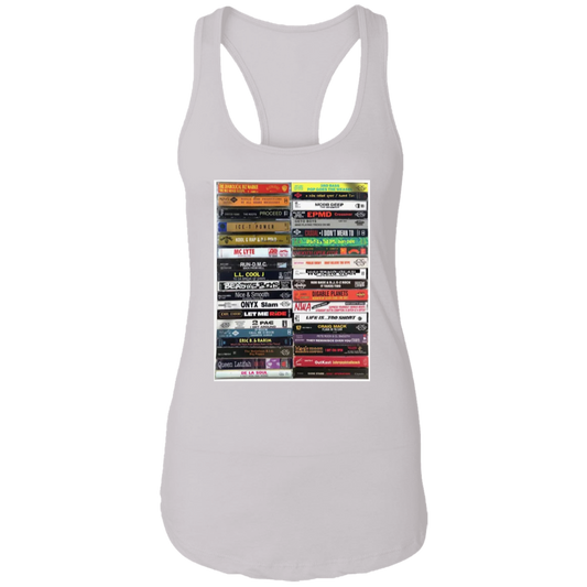 "NO SCHOOL LIKE THE OLD SCHOOL" Ladies Ideal Racerback Tank