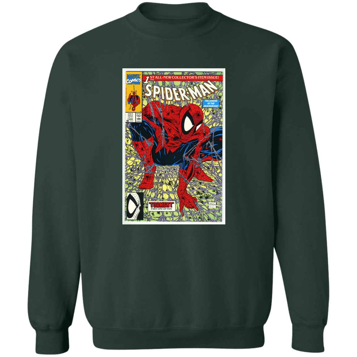 "NUMBER 1" Crewneck Pullover Sweatshirt