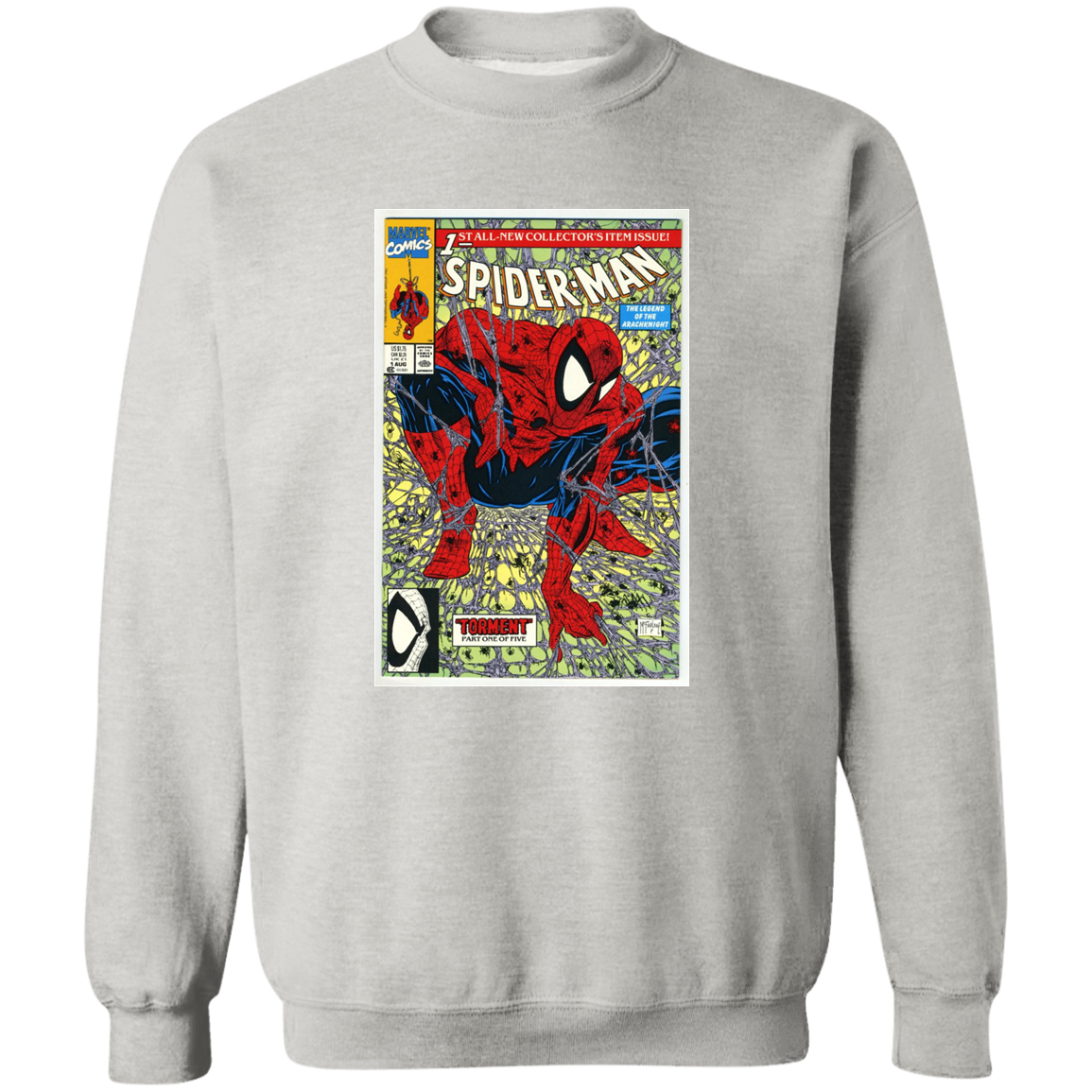 "NUMBER 1" Crewneck Pullover Sweatshirt