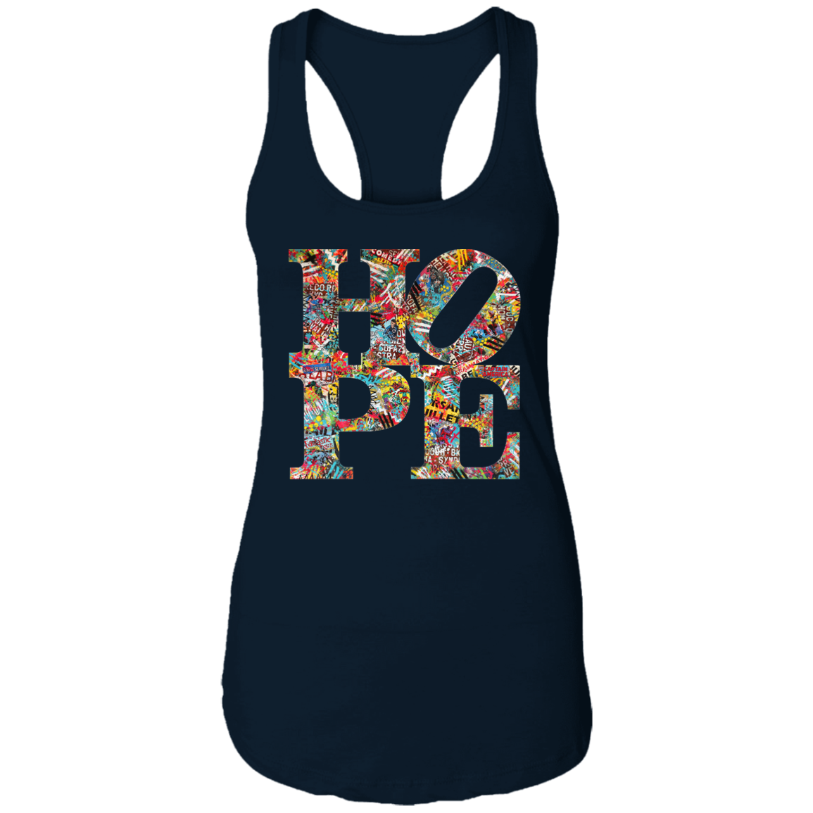 "HOPE" Ladies Ideal Racerback Tank