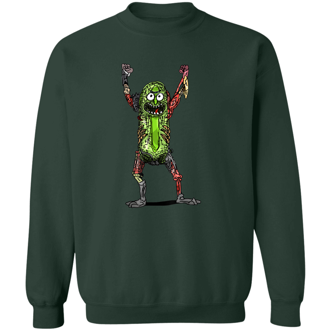 "PICKLE RICK" Crewneck Pullover Sweatshirt