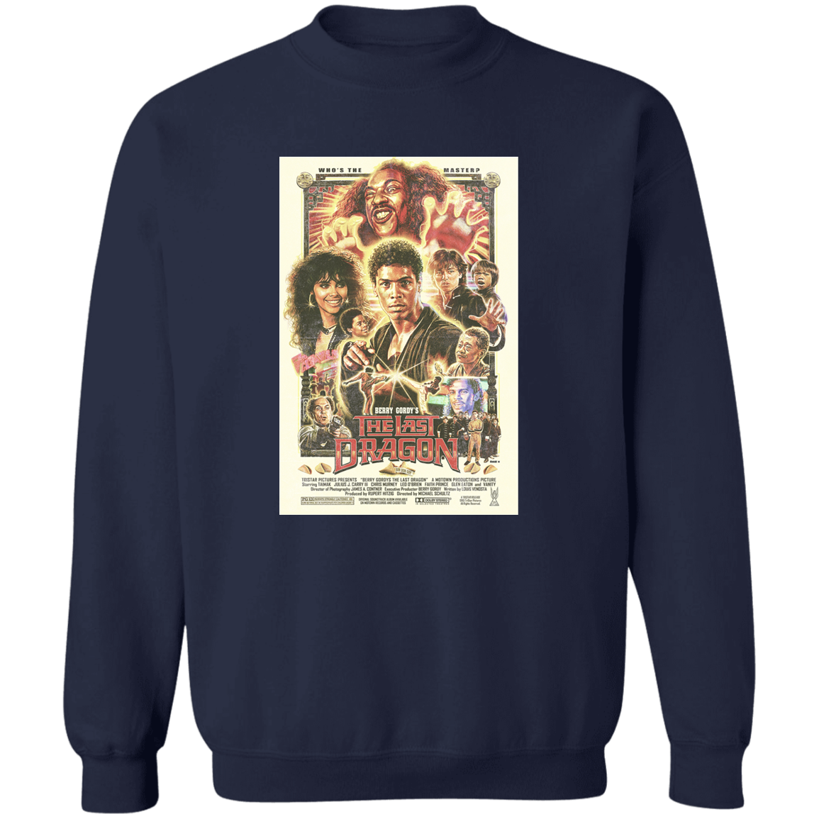 "WHO IS THE MASTER" Crewneck Pullover Sweatshirt