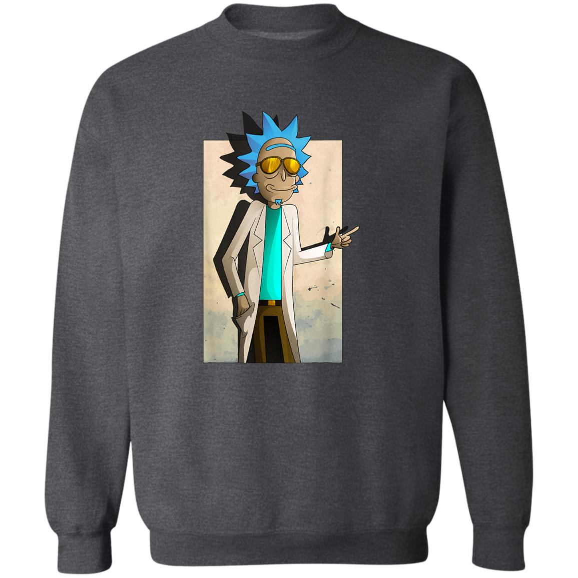 "COOL RICK" Crewneck Pullover Sweatshirt