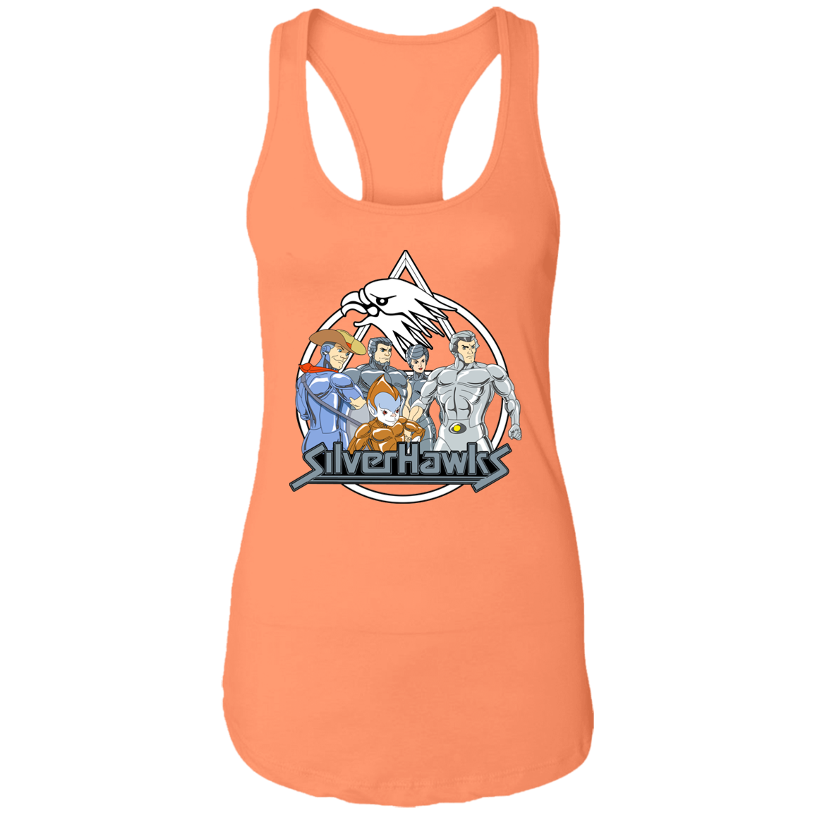 "SILVERHAWKS" Ladies Ideal Racerback Tank