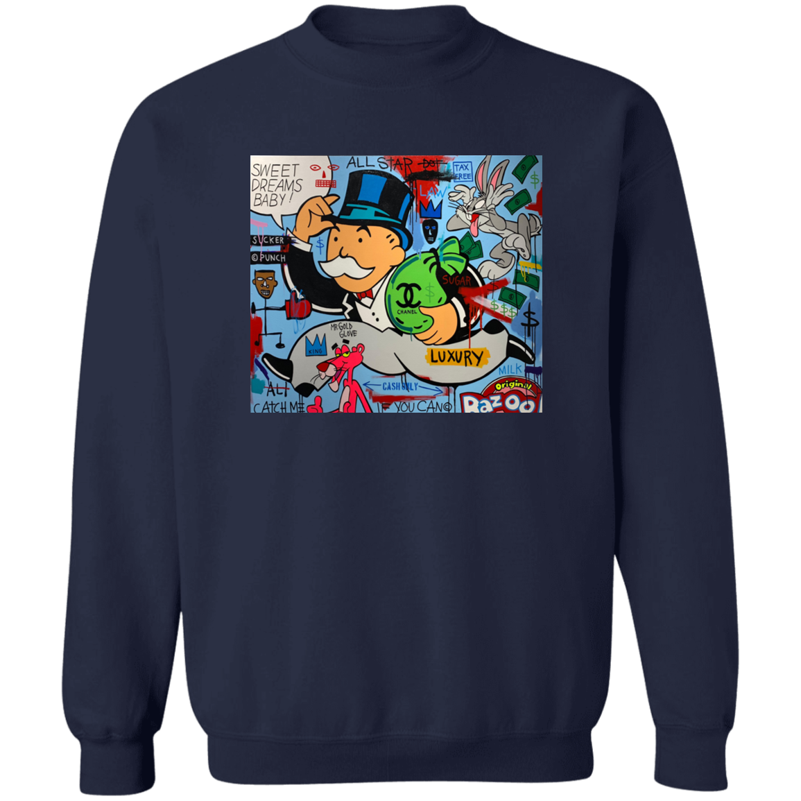 "SWEET DREAMS" Crewneck Pullover Sweatshirt