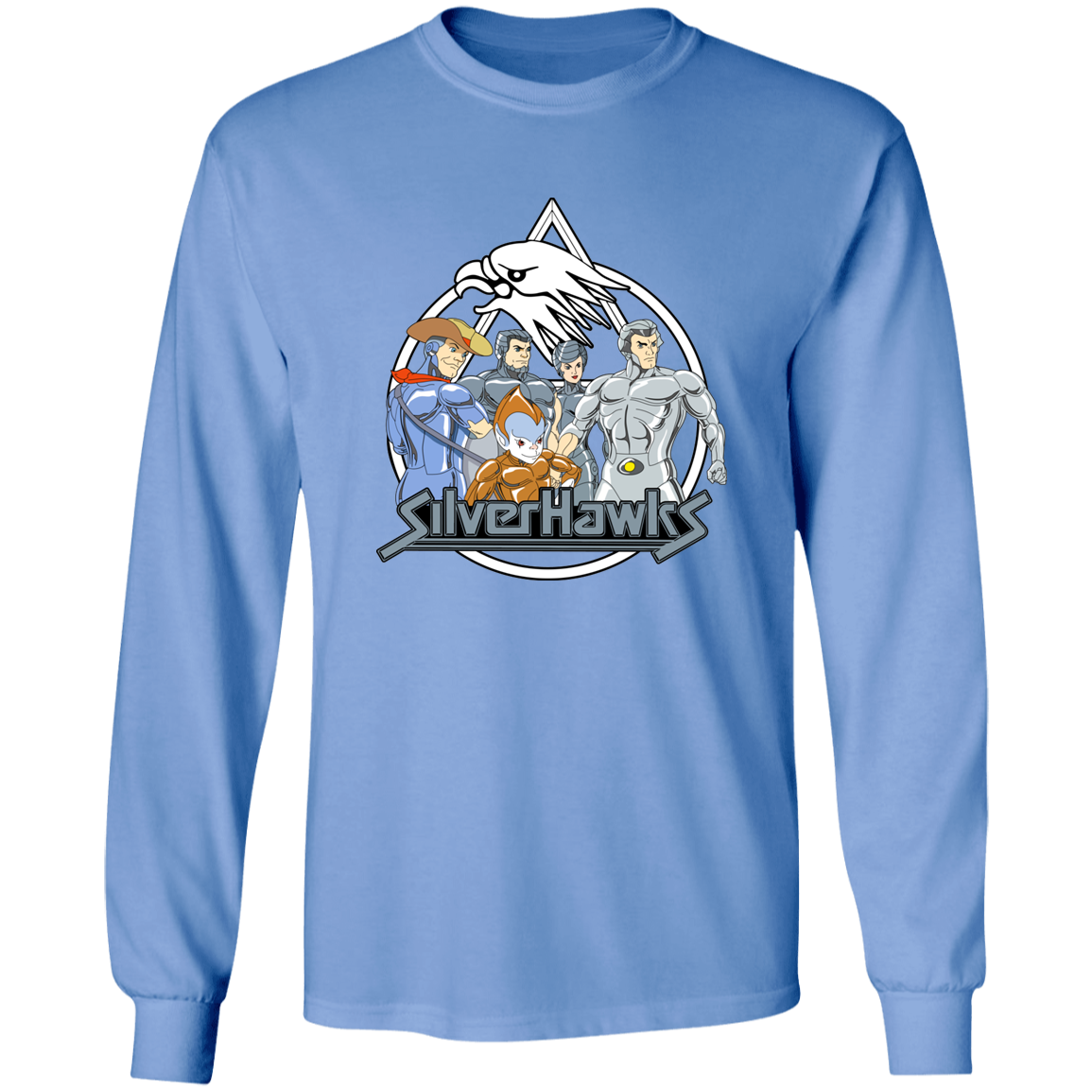 "SILVERHAWKS" LS Ultra Cotton T-Shirt