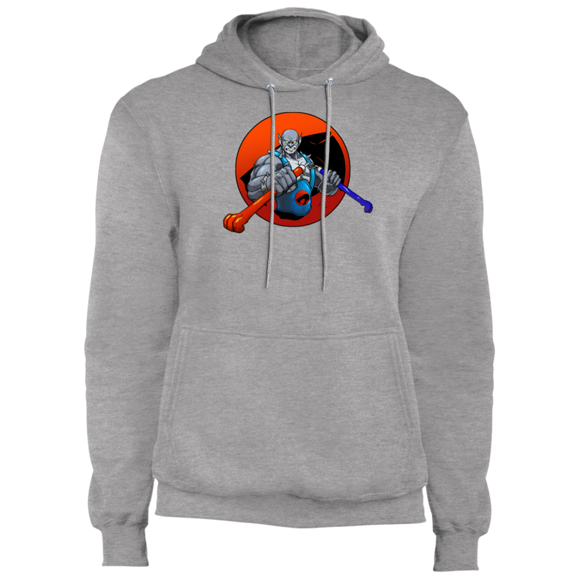 "PANTHRO" Core Fleece Pullover Hoodie