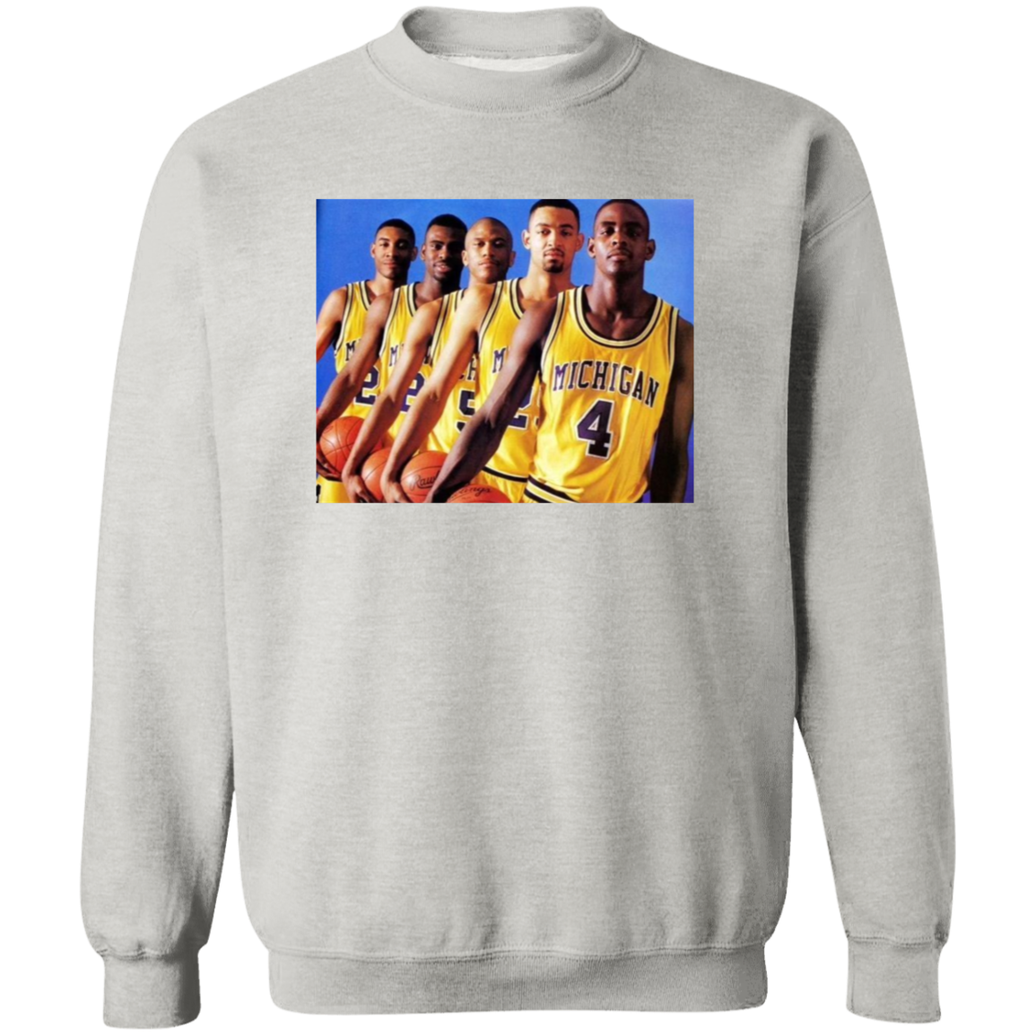 "FABFIVE" Crewneck Pullover Sweatshirt