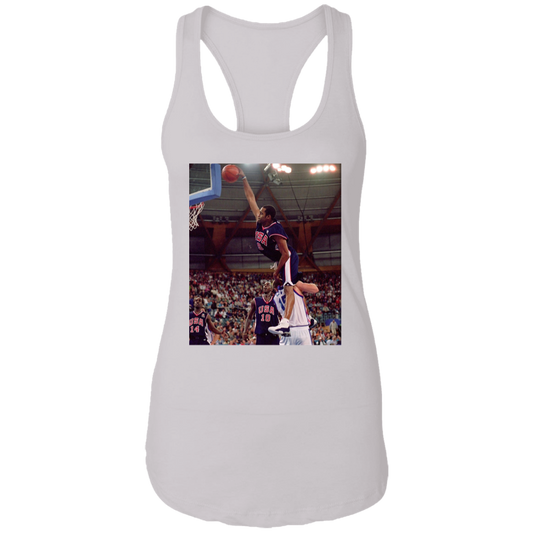 "HALF MAN HALF AMAZING" Ladies Ideal Racerback Tank