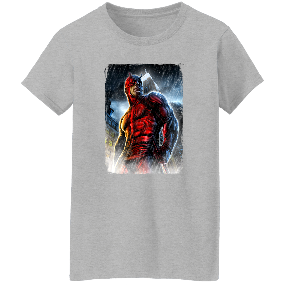 "THE MAN WITHOUT FEAR" Ladies' 5.3 oz. T-Shirt