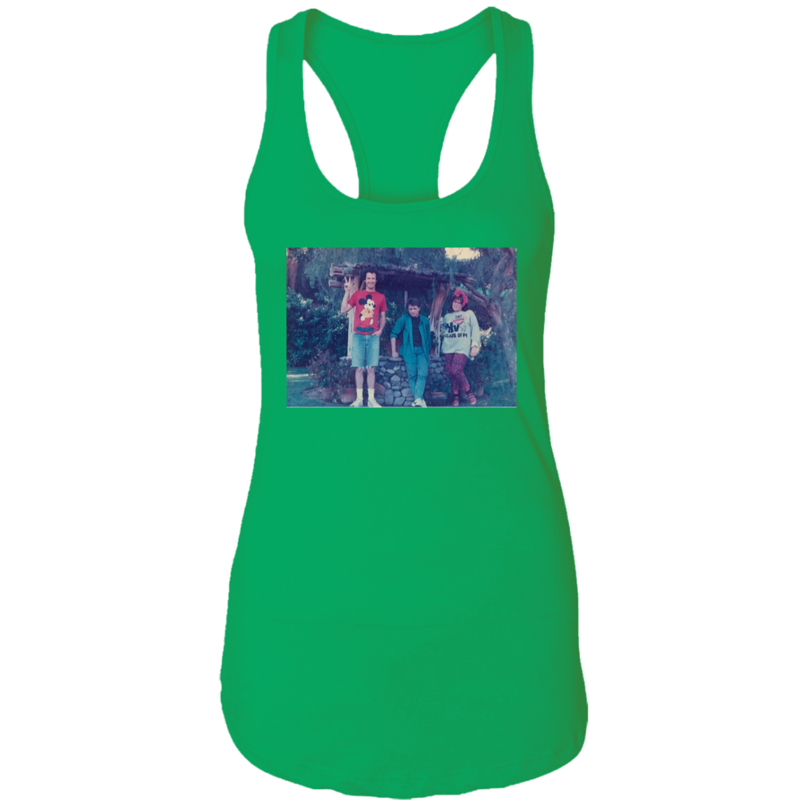 "DO YOU REMEMBER" Ladies Ideal Racerback Tank