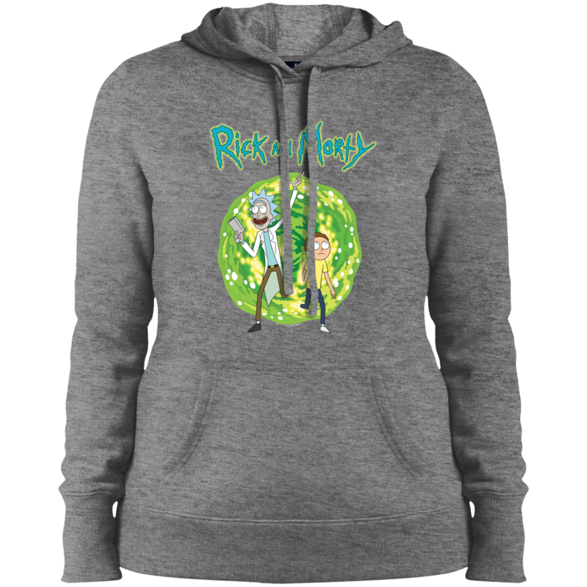 "RICK AND MORTY" Ladies' Pullover Hooded Sweatshirt