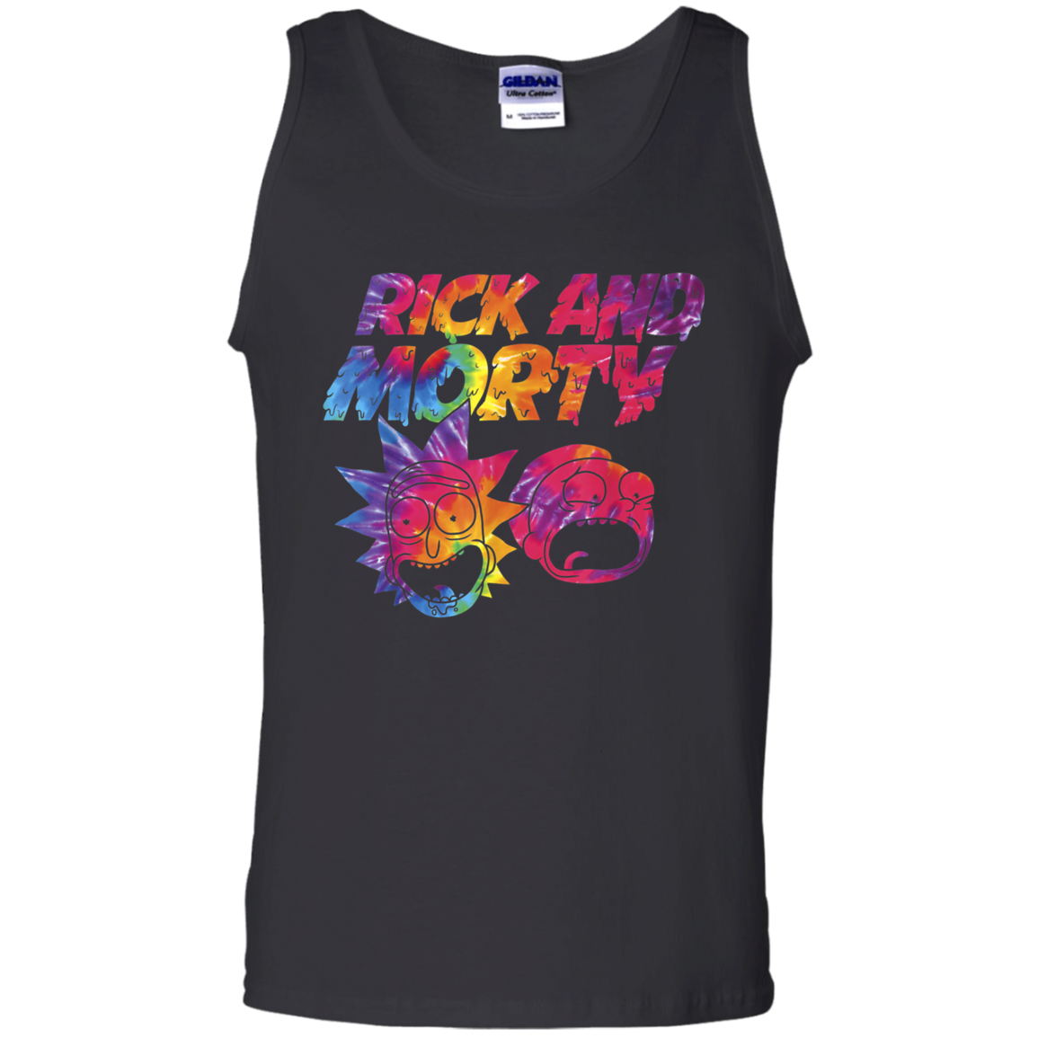 "ACID TRIP RICK AND MORTY" 100% Cotton Tank Top