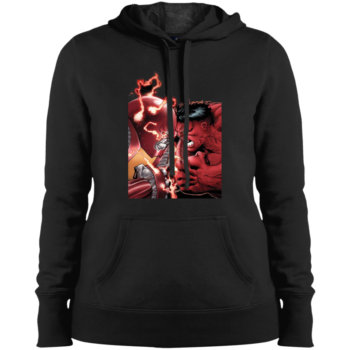 "THE ULTIMATE GRUDGE MATCH" Ladies' Pullover Hooded Sweatshirt