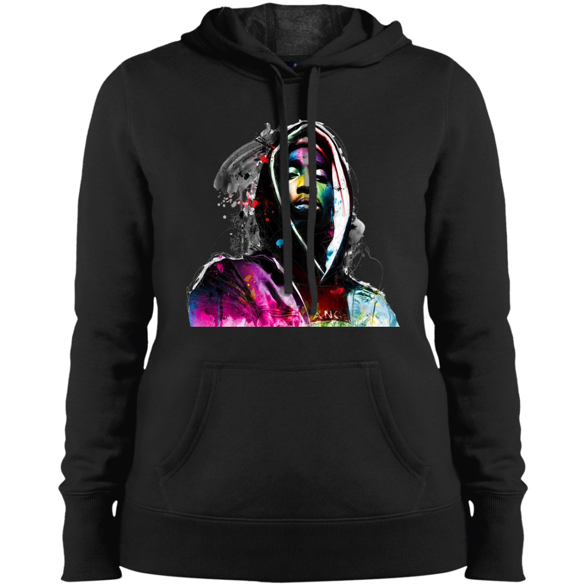 "DEAR MAMA" Ladies' Pullover Hooded Sweatshirt