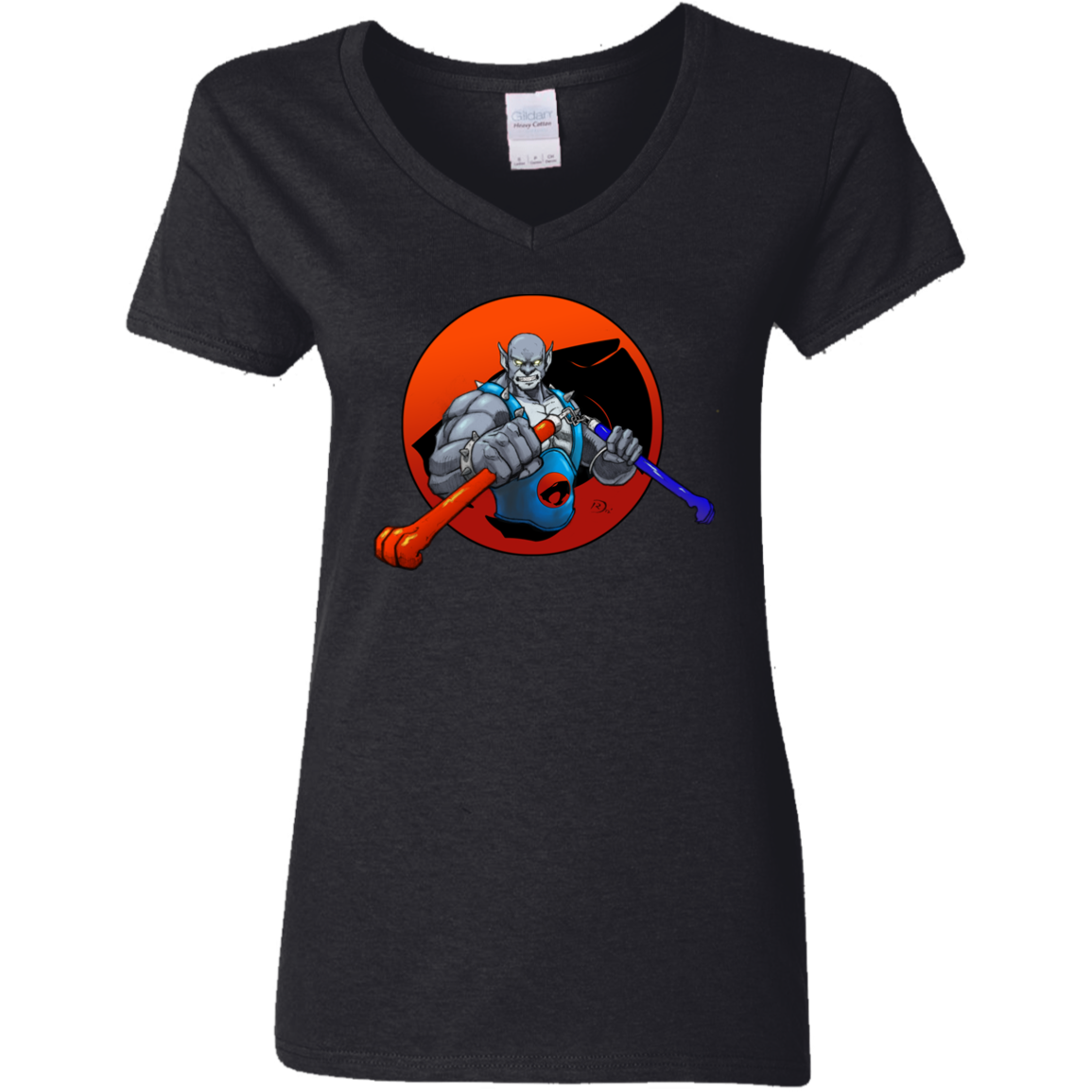 "PANTHRO" Ladies' 5.3 oz. V-Neck T-Shirt