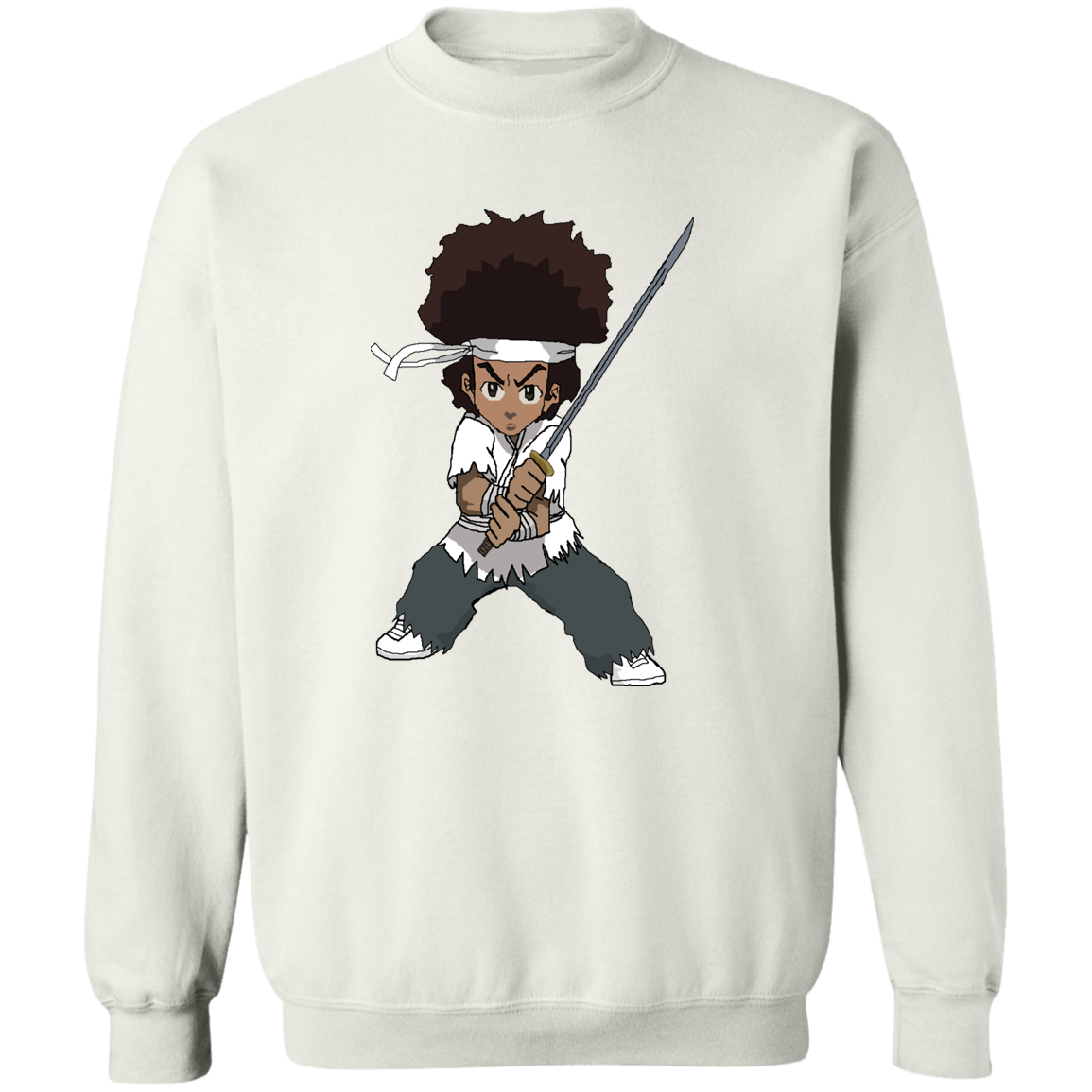 "FREEMAN SAMURAI" Crewneck Pullover Sweatshirt