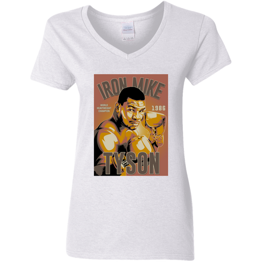 "TYSON" Ladies' 5.3 oz. V-Neck T-Shirt