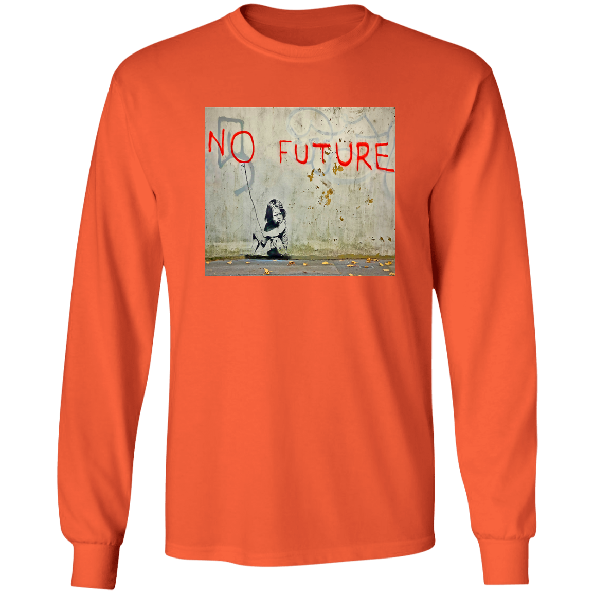 "NO FUTURE" LS Ultra Cotton T-Shirt