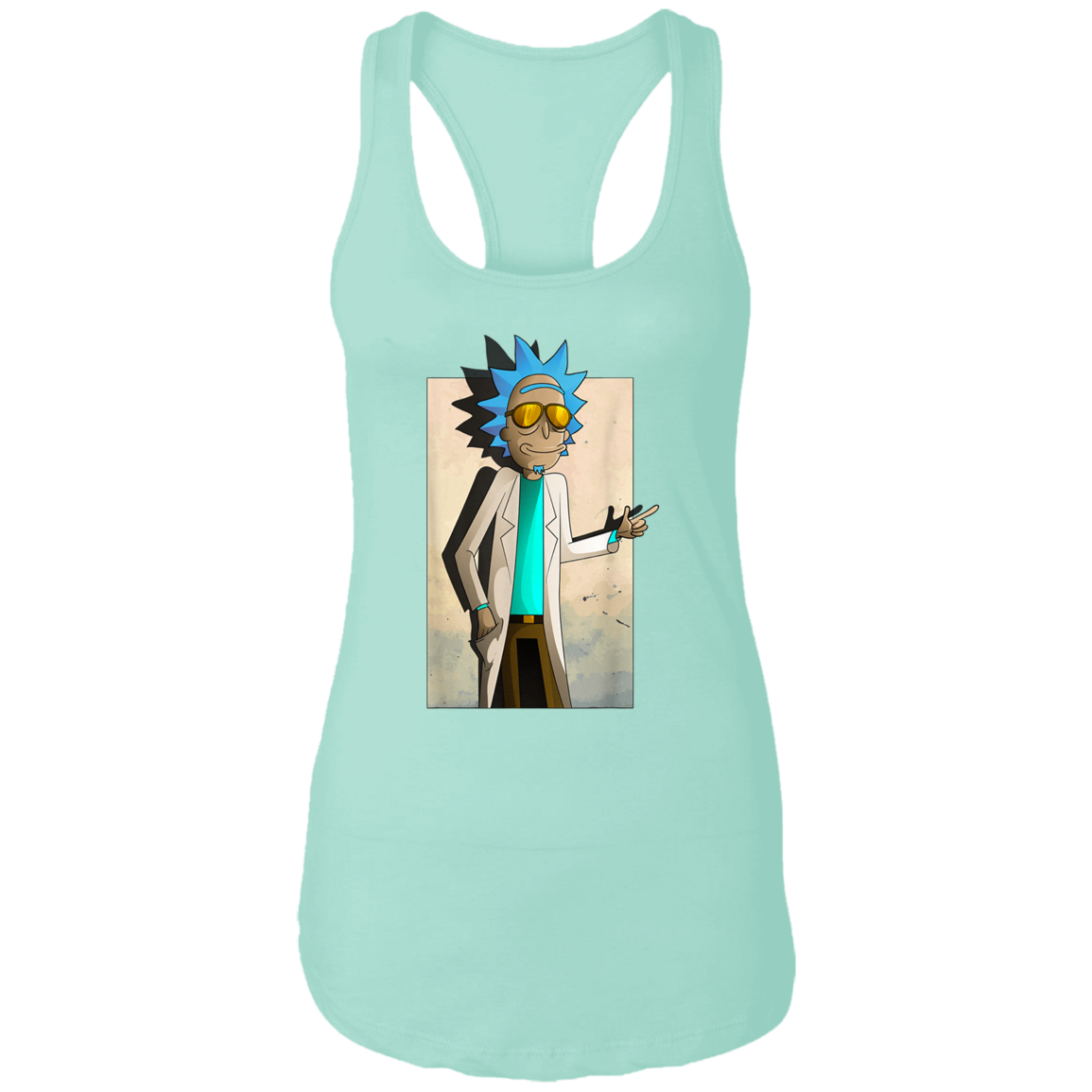 "COOL RICK" Ladies Ideal Racerback Tank