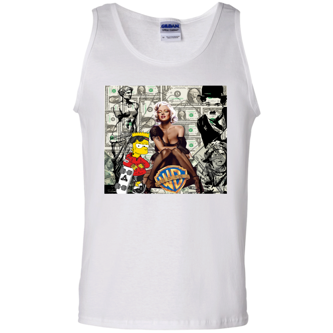 "MONEY MAKING MARILYN" 100% Cotton Tank Top