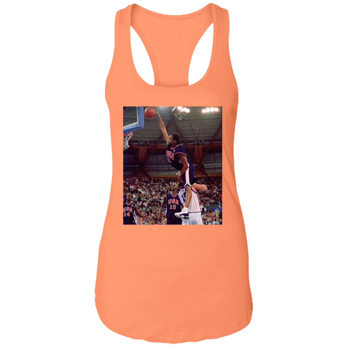 "HALF MAN HALF AMAZING" Ladies Ideal Racerback Tank