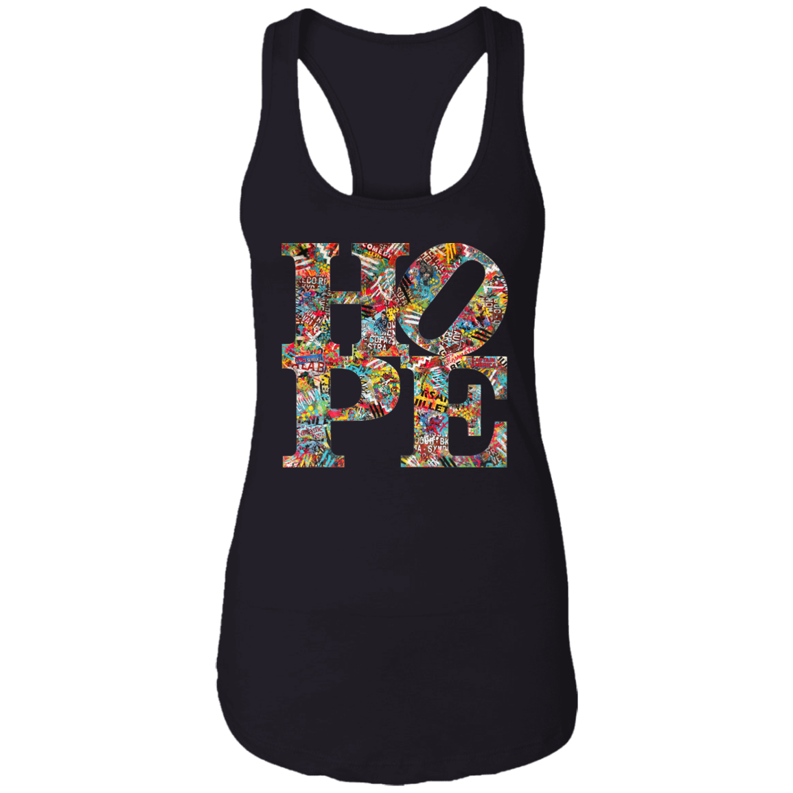 "HOPE" Ladies Ideal Racerback Tank