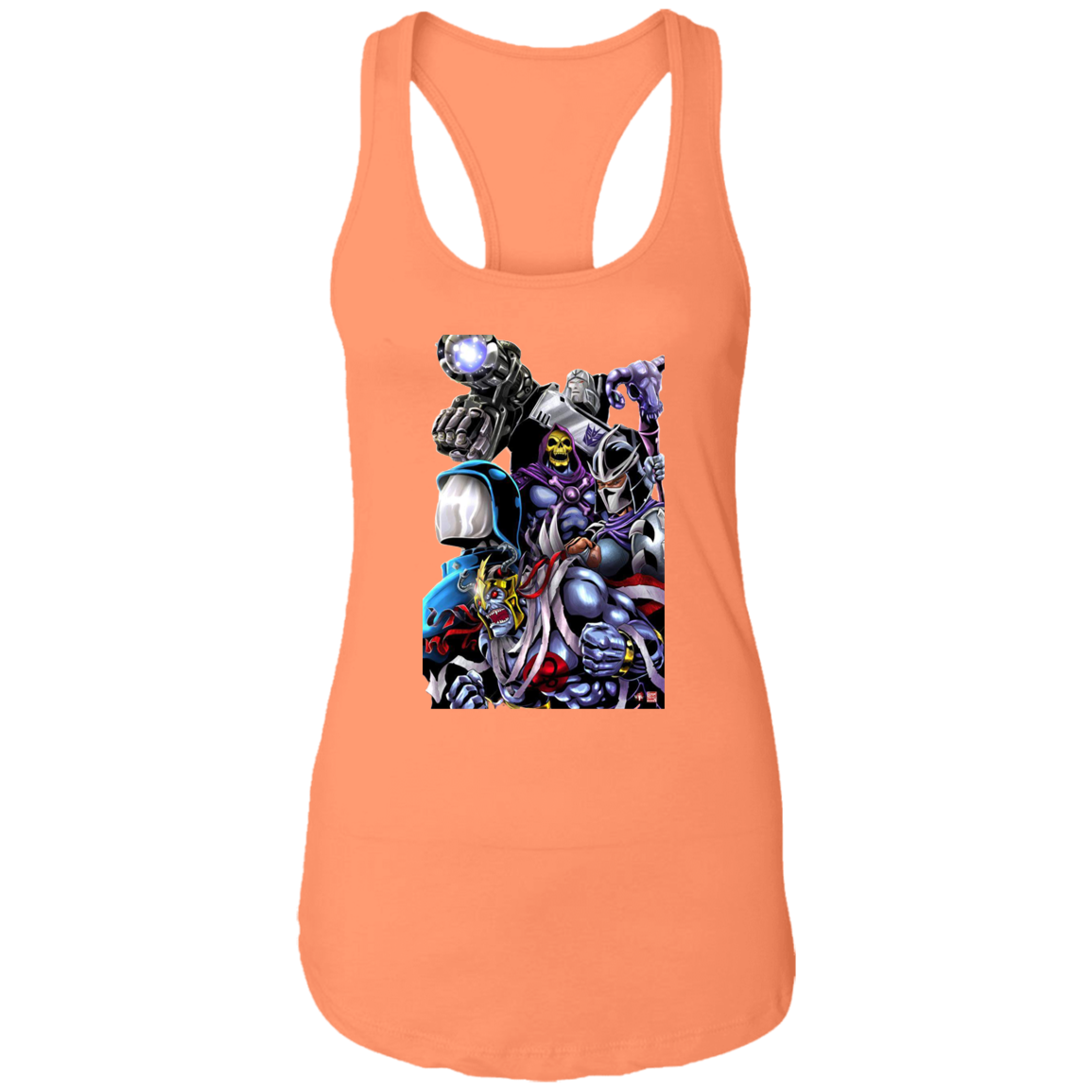 "80's EVIL" Ladies Ideal Racerback Tank