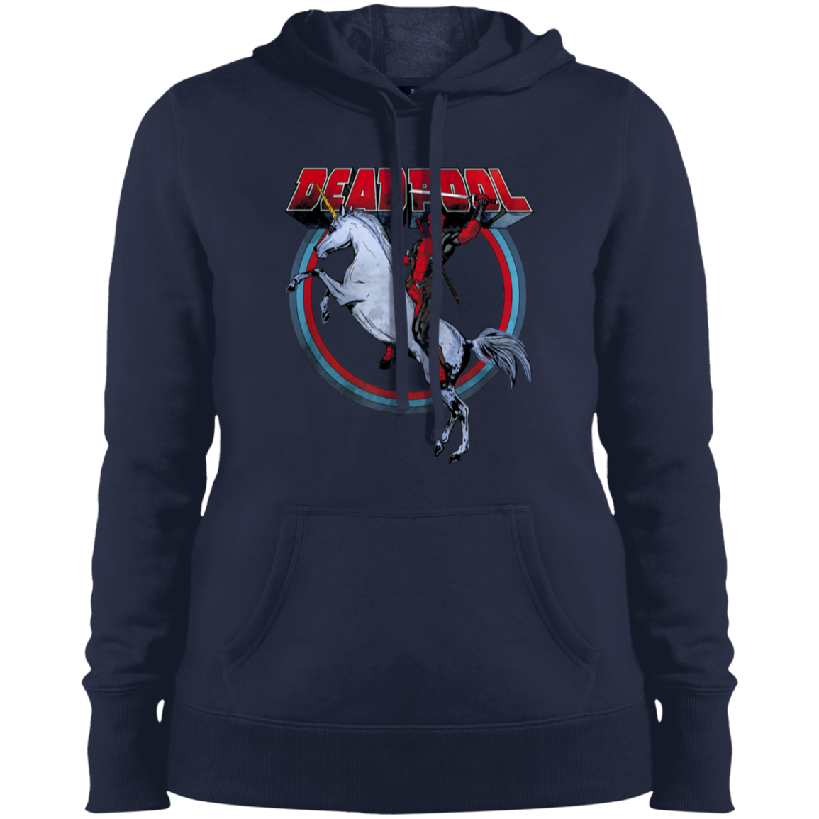 "UNICORN DEADPOOL" Ladies' Pullover Hooded Sweatshirt