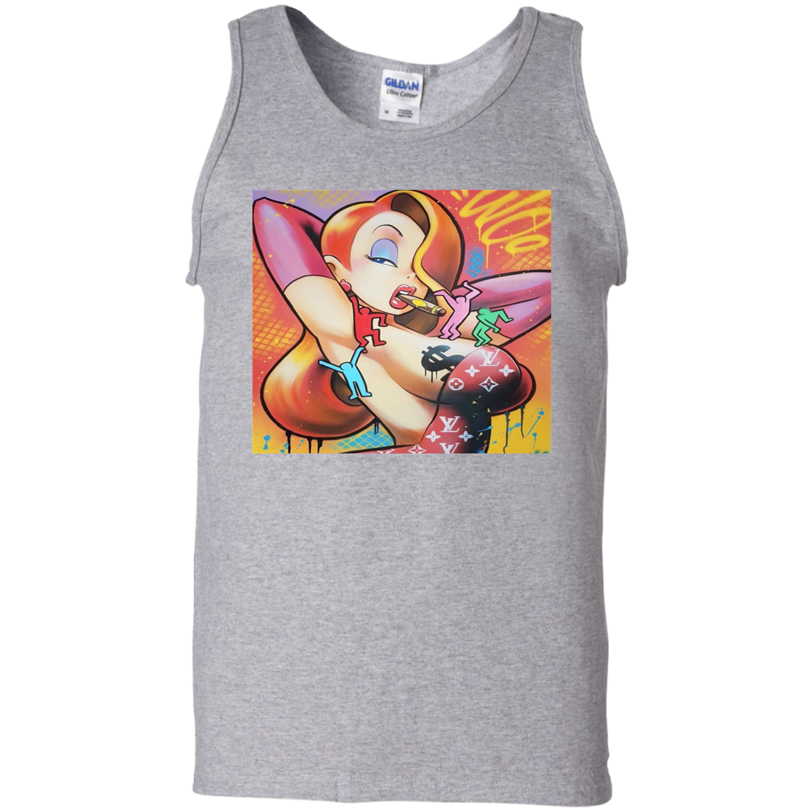 "FOLLOW THE RABBIT" 100% Cotton Tank Top