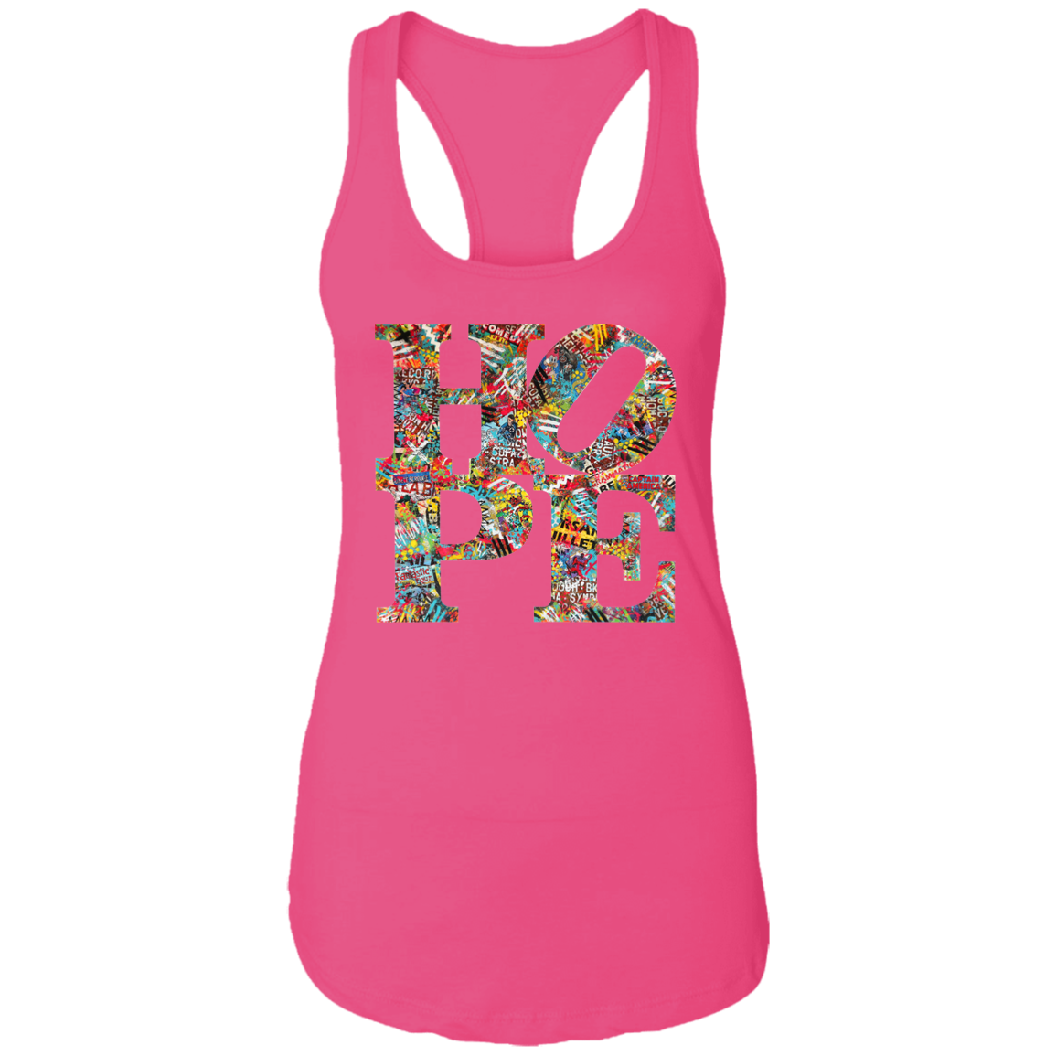 "HOPE" Ladies Ideal Racerback Tank