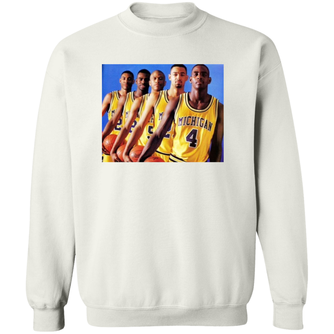 "FABFIVE" Crewneck Pullover Sweatshirt