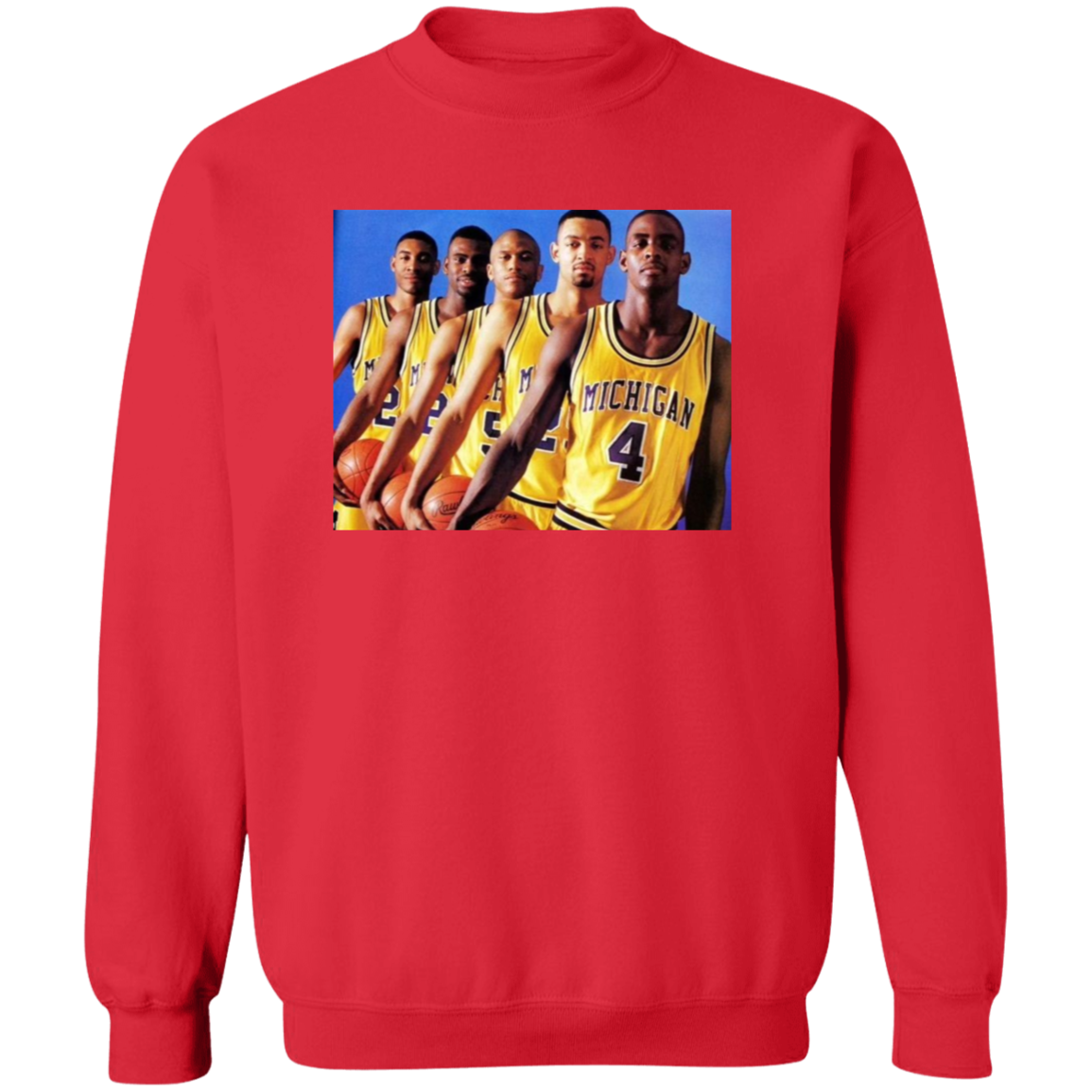 "FABFIVE" Crewneck Pullover Sweatshirt