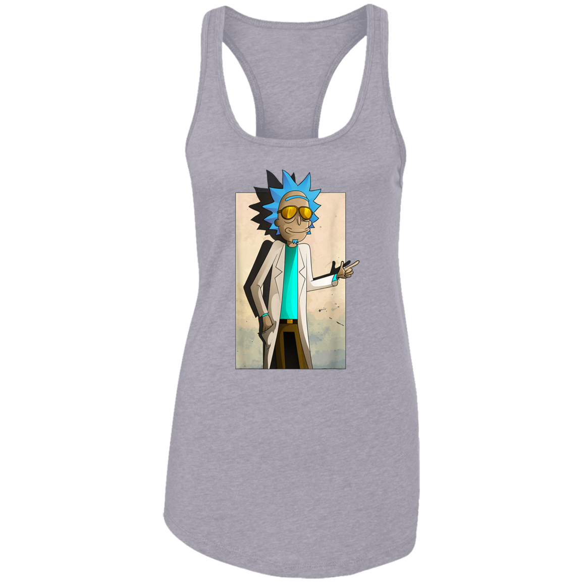 "COOL RICK" Ladies Ideal Racerback Tank