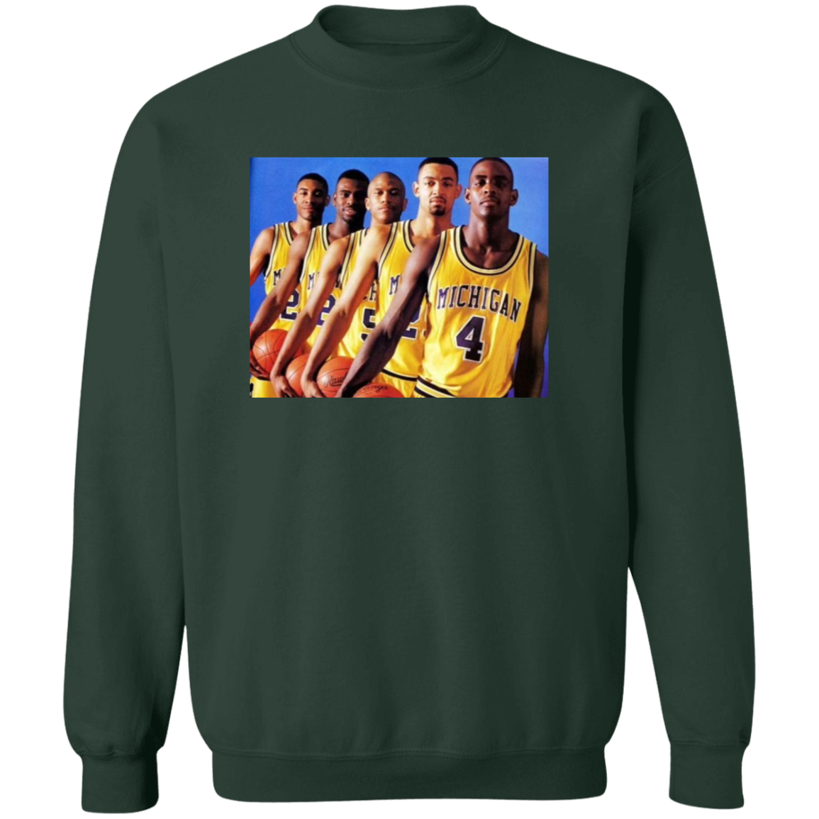 "FABFIVE" Crewneck Pullover Sweatshirt